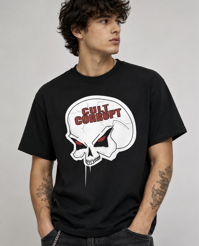 CULT CORRUPT™ Nightmare Skull Tee