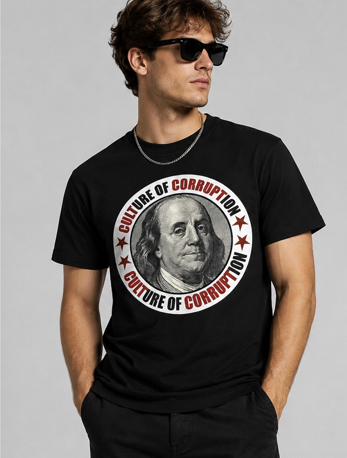 CULT CORRUPT™ Benjamin Franklin Tee