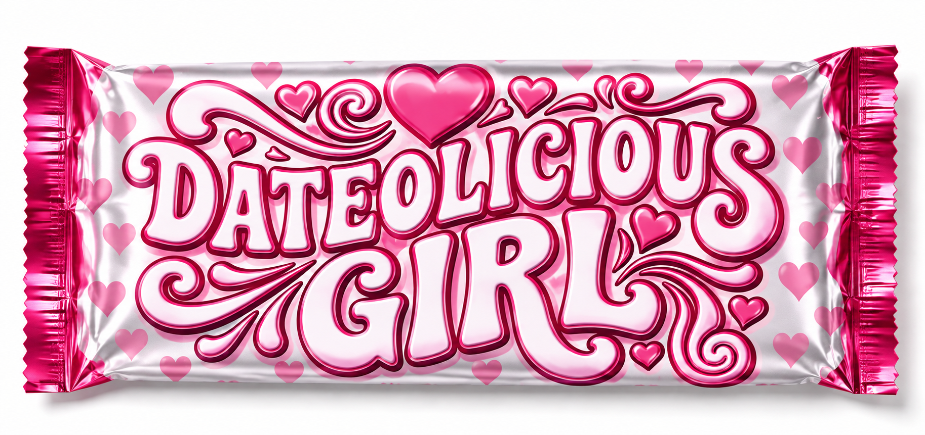 Dateolicious Girl™ Milk Chocolate Candy Bars – 12 Pack