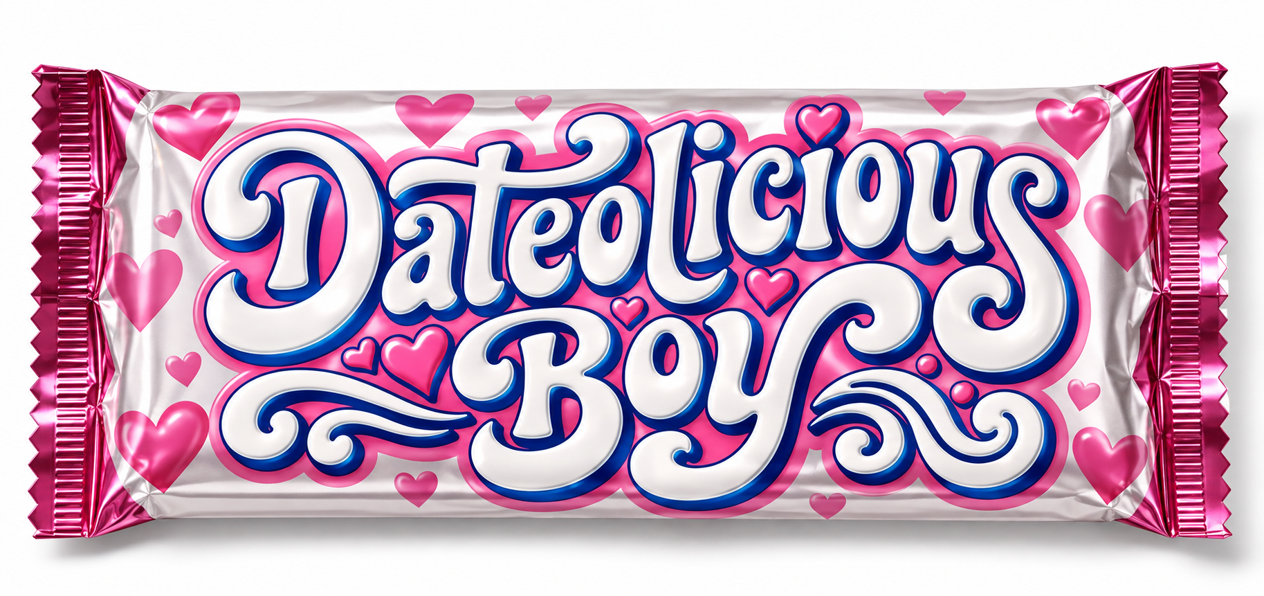 Dateolicious Boy™ Milk Chocolate Candy Bars – 12 Pack