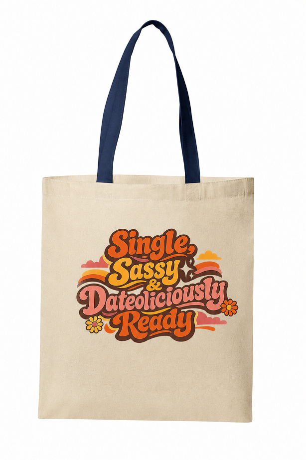 Single, Sassy & Dateoliciously Ready Tote Bag
